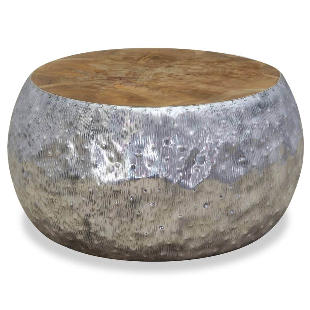 Coffee Table Aluminium Teak