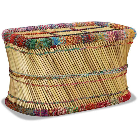 Coffee Table Bamboo with Chindi