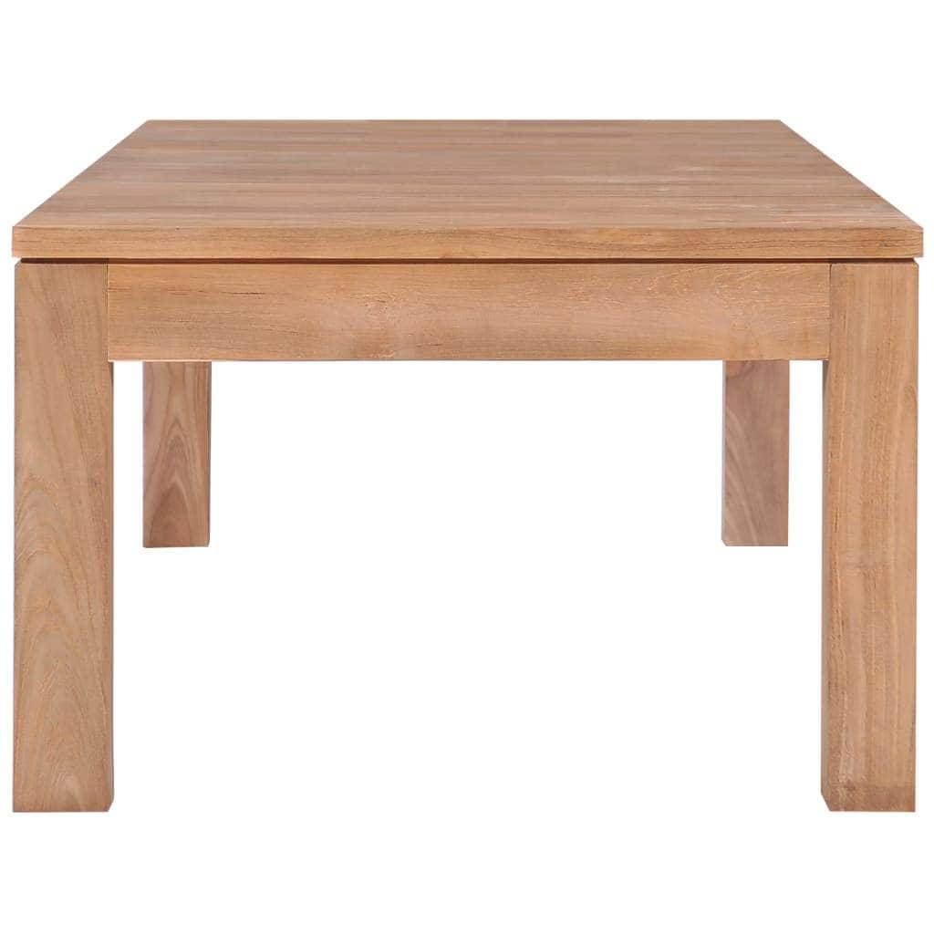 Coffee Table Beautiful Solid Teak Wood with Natural Finish