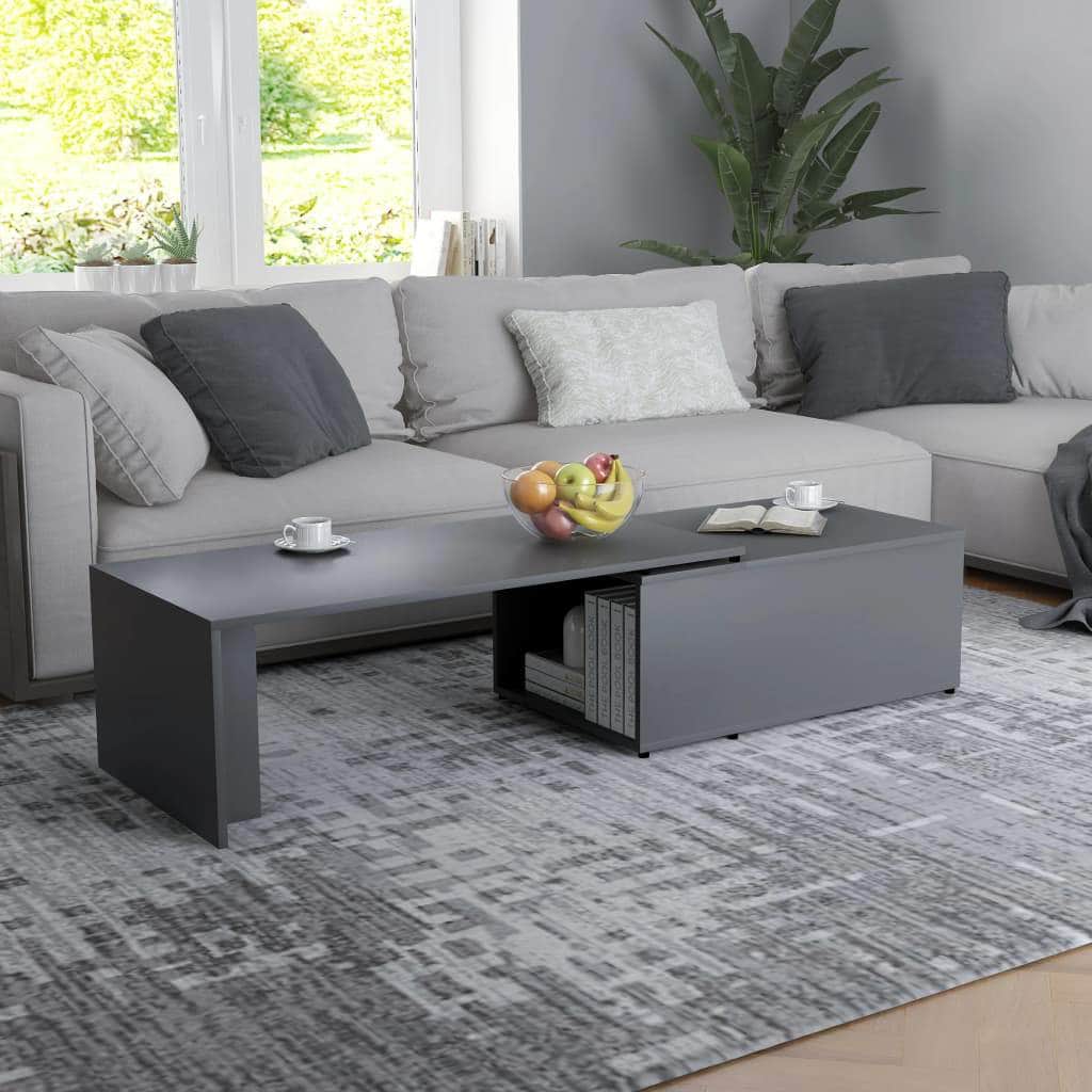 Coffee Table Grey Chipboard