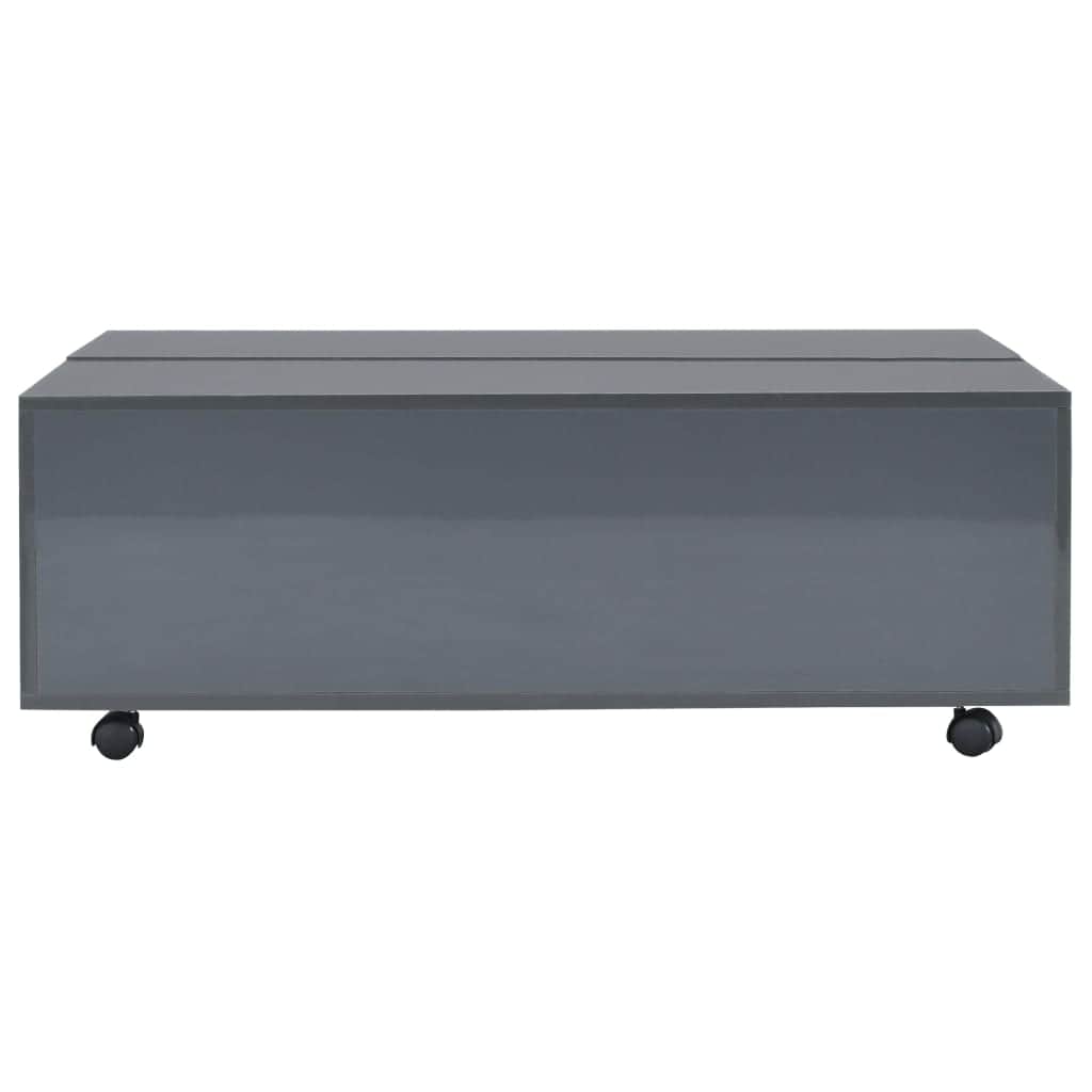 Coffee Table High Gloss -Grey