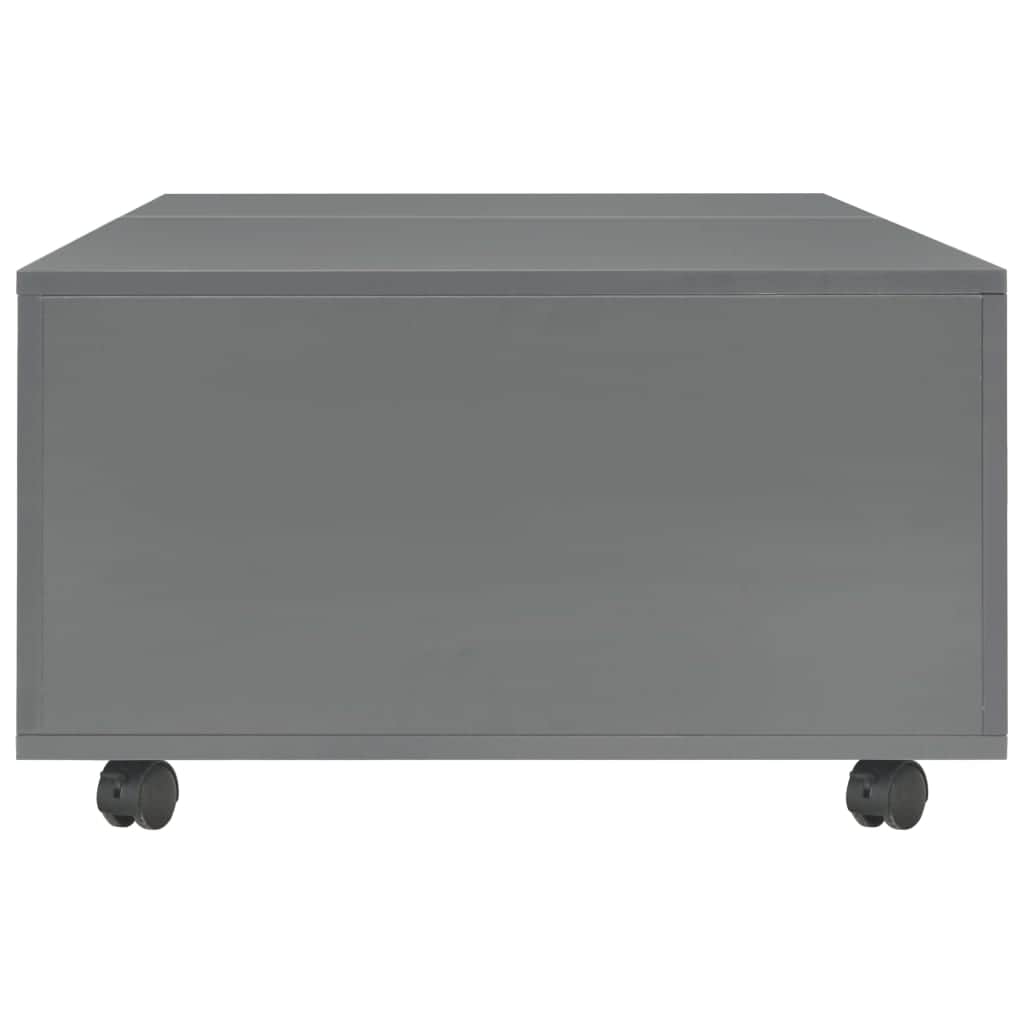 Coffee Table High Gloss Grey - Simple deals