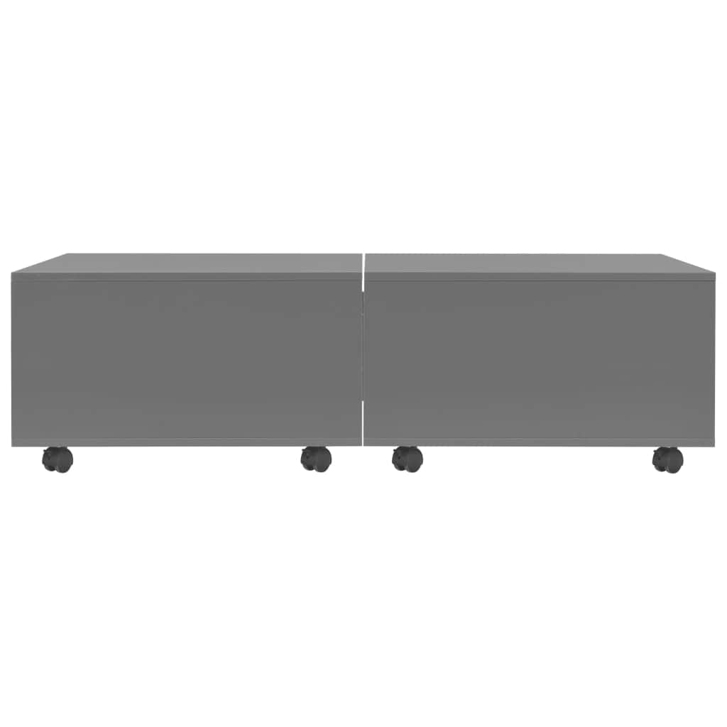 Coffee Table High Gloss Grey - Simple deals