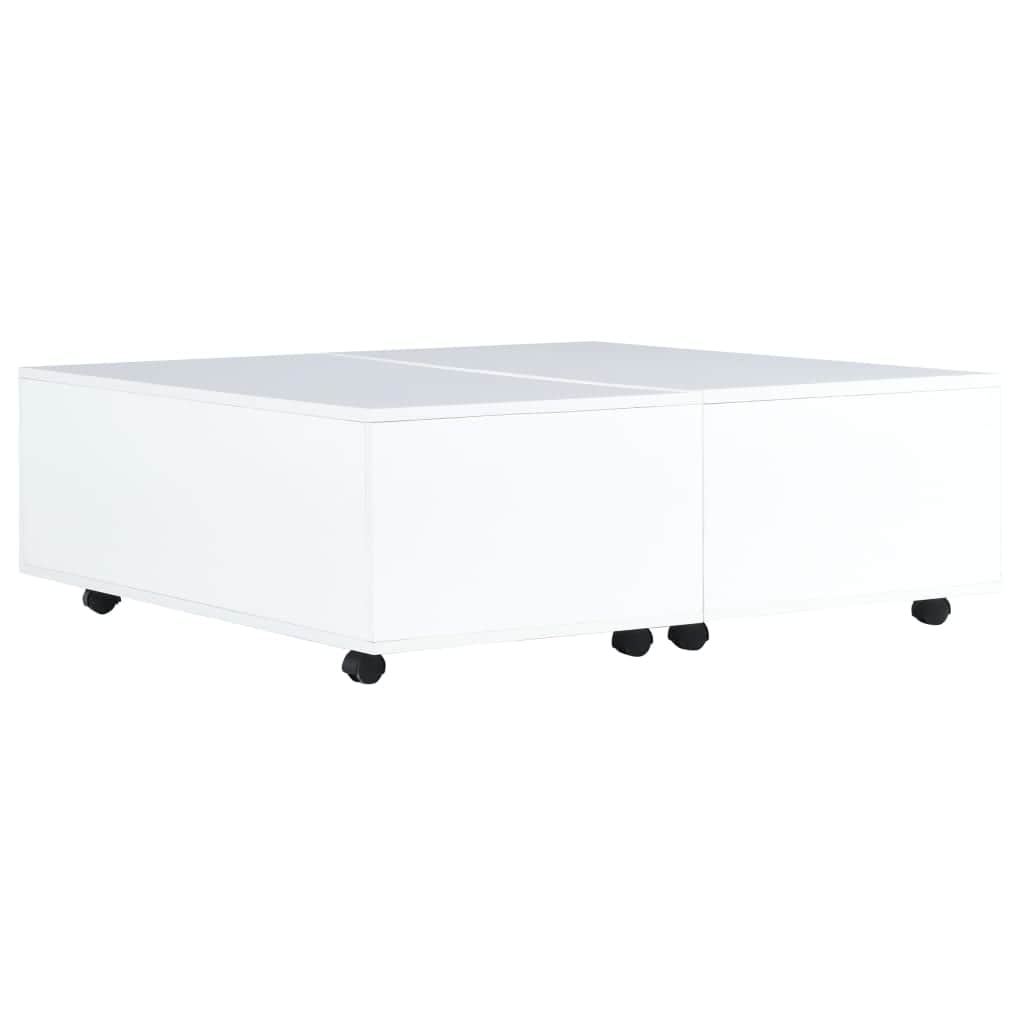Coffee Table High Gloss -White