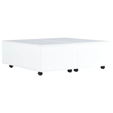 Coffee Table High Gloss -White