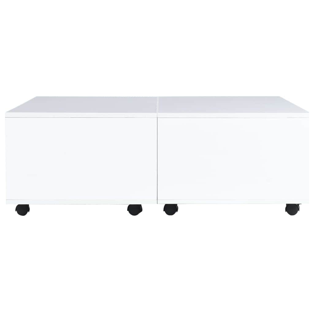 Coffee Table High Gloss - White - Simple deals