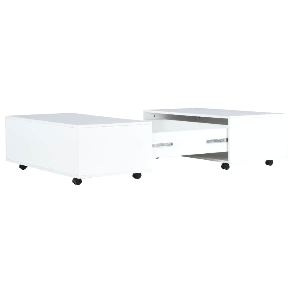 Coffee Table High Gloss - White - Simple deals