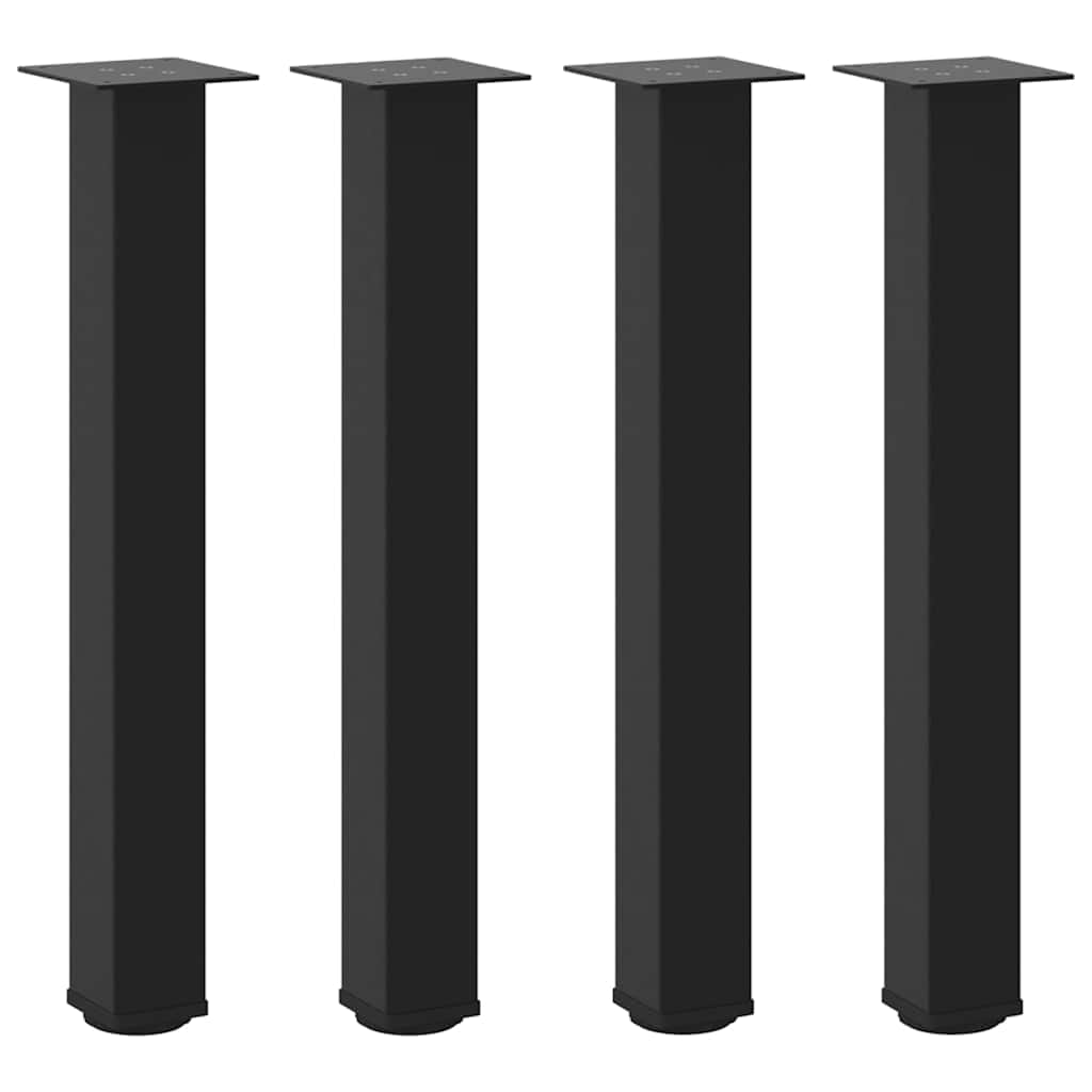 Coffee Table Legs 4 pcs Black  Steel - Stylish