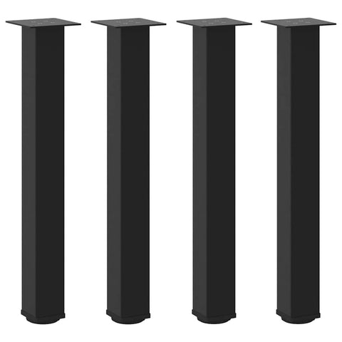 Coffee Table Legs 4 pcs Black  Steel - Stylish