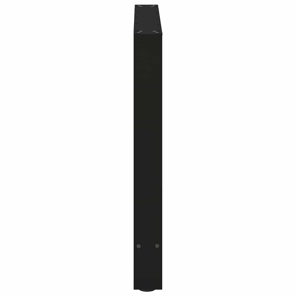 Coffee Table Legs Black 2 pcs Steel-Stylish