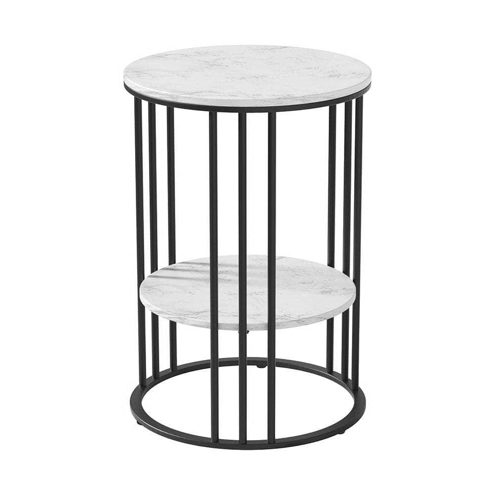 Coffee Table Marble Effect Square