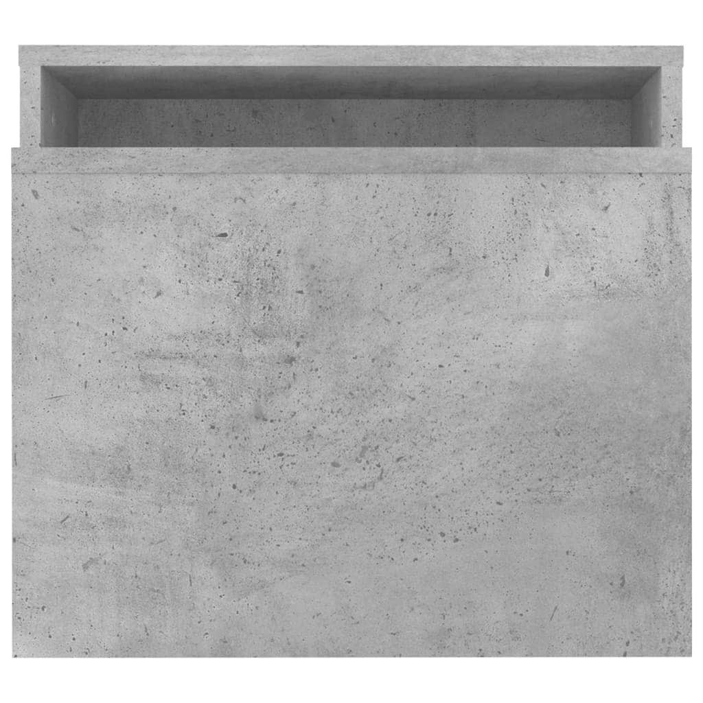 Coffee Table Set Concrete Grey Chipboard
