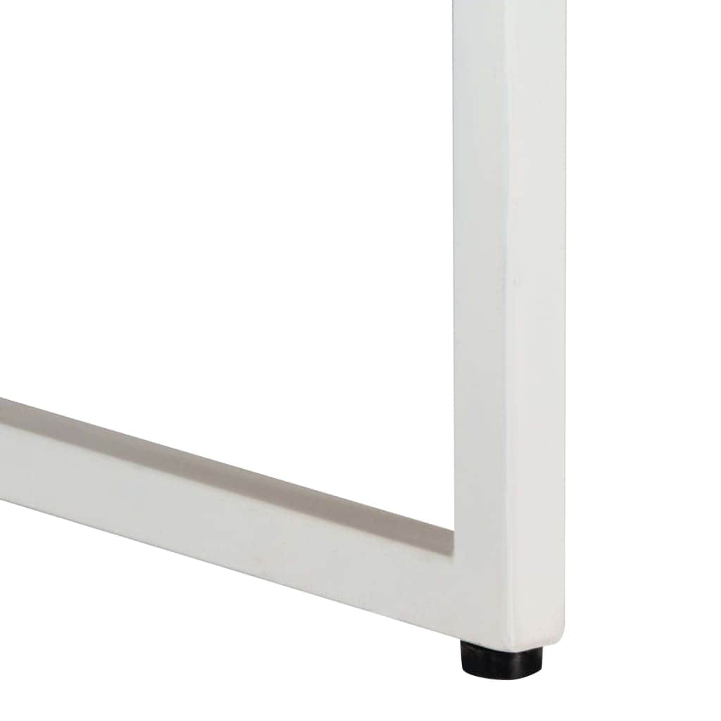 Coffee Table Solid Mango Wood, White