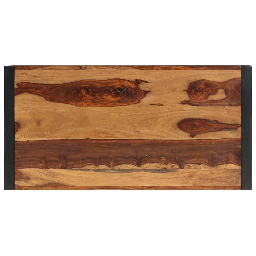 Coffee Table Solid Sheesham Wood Brown