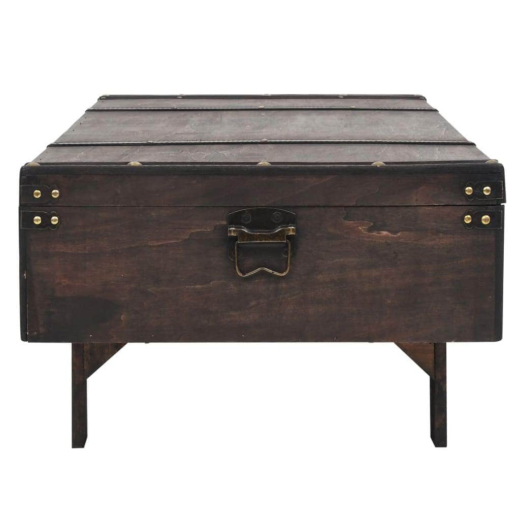 Coffee Table Solid Wood Vintage Style