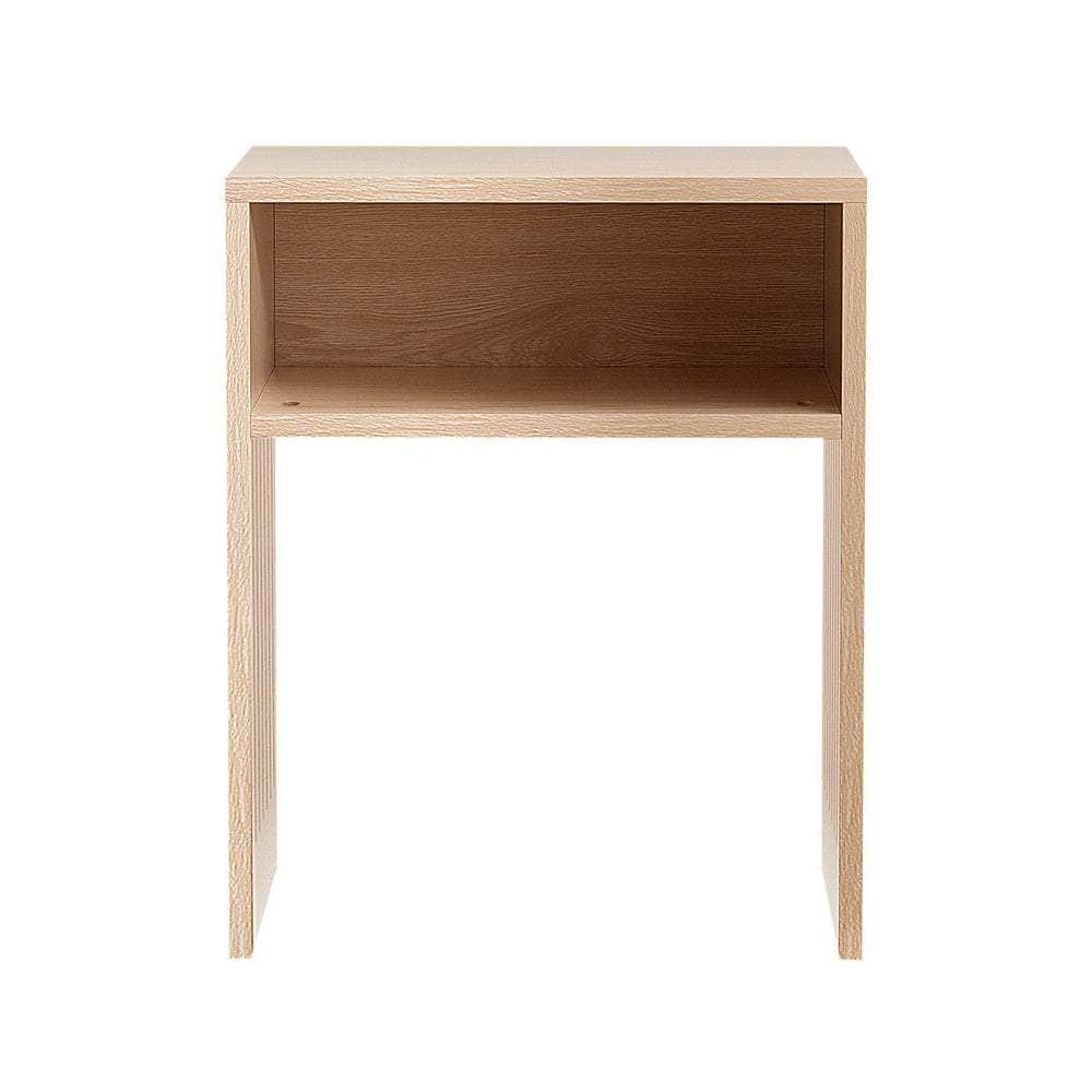 Coffee Tables - Coffee Table Storage Shelf Fluted Side Pine