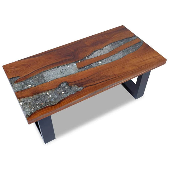 Coffee Table Teak Resin - Coffee Tables