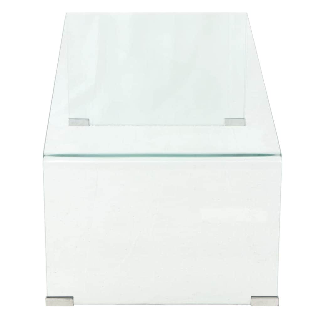 Coffee Table Tempered Glass Clear
