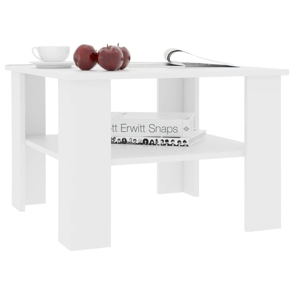 Coffee Table  White Chipboard