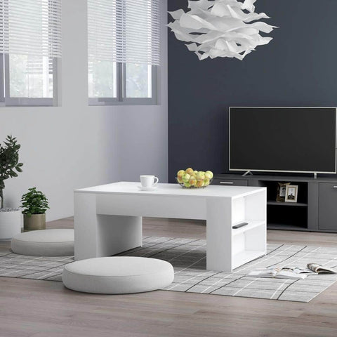 Coffee Table White Chipboard