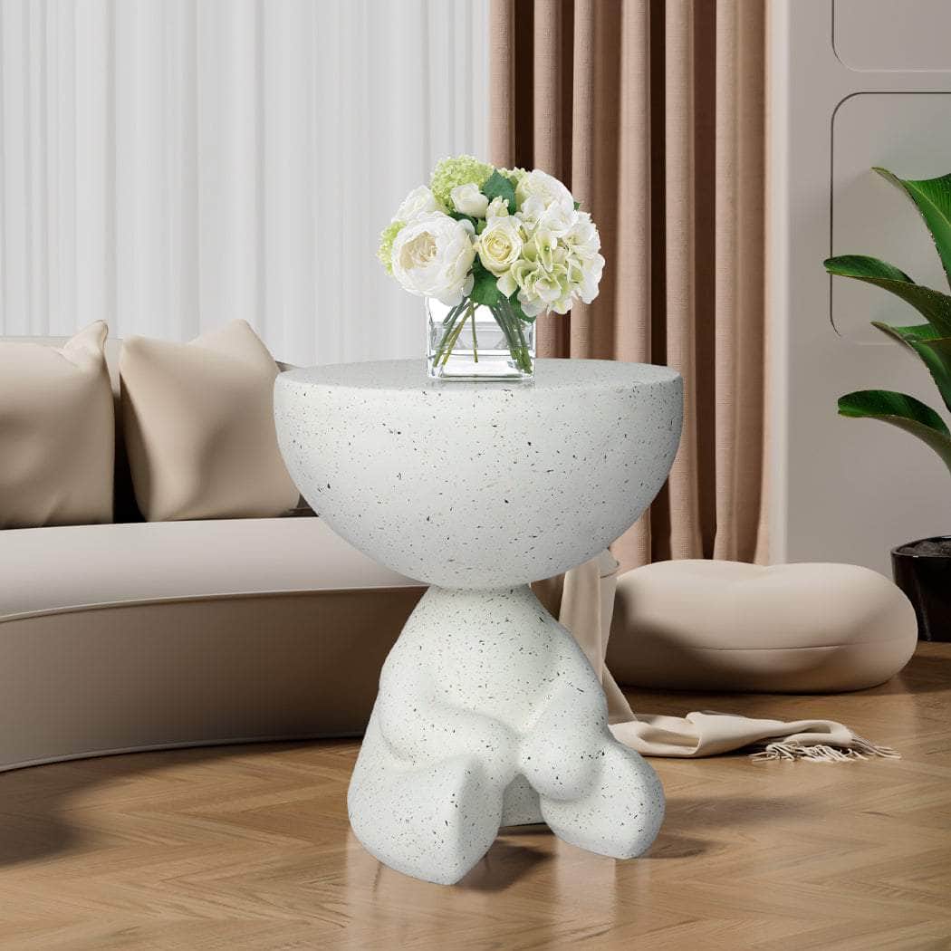 Coffee Tables - Unique Human Shape Bed Sofa Concrete Beige