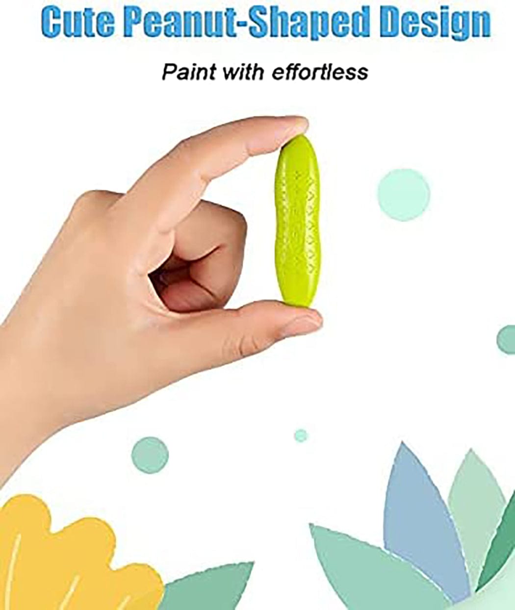 Colorful Creativity: Non-Toxic Washable Crayons for Kids - 24 Pastel Colors