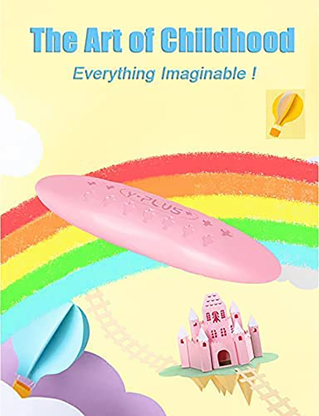 Colorful Creativity: Non-Toxic Washable Crayons for Kids - 24 Pastel Colors