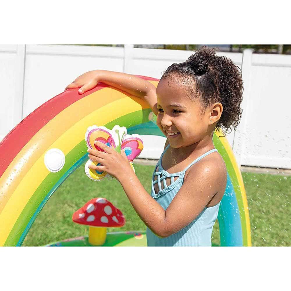 Colorful Inflatable My Garden Water Filled Play Center With Slide 57154Np