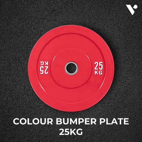 Colour Bumper Plate 25Kg Red