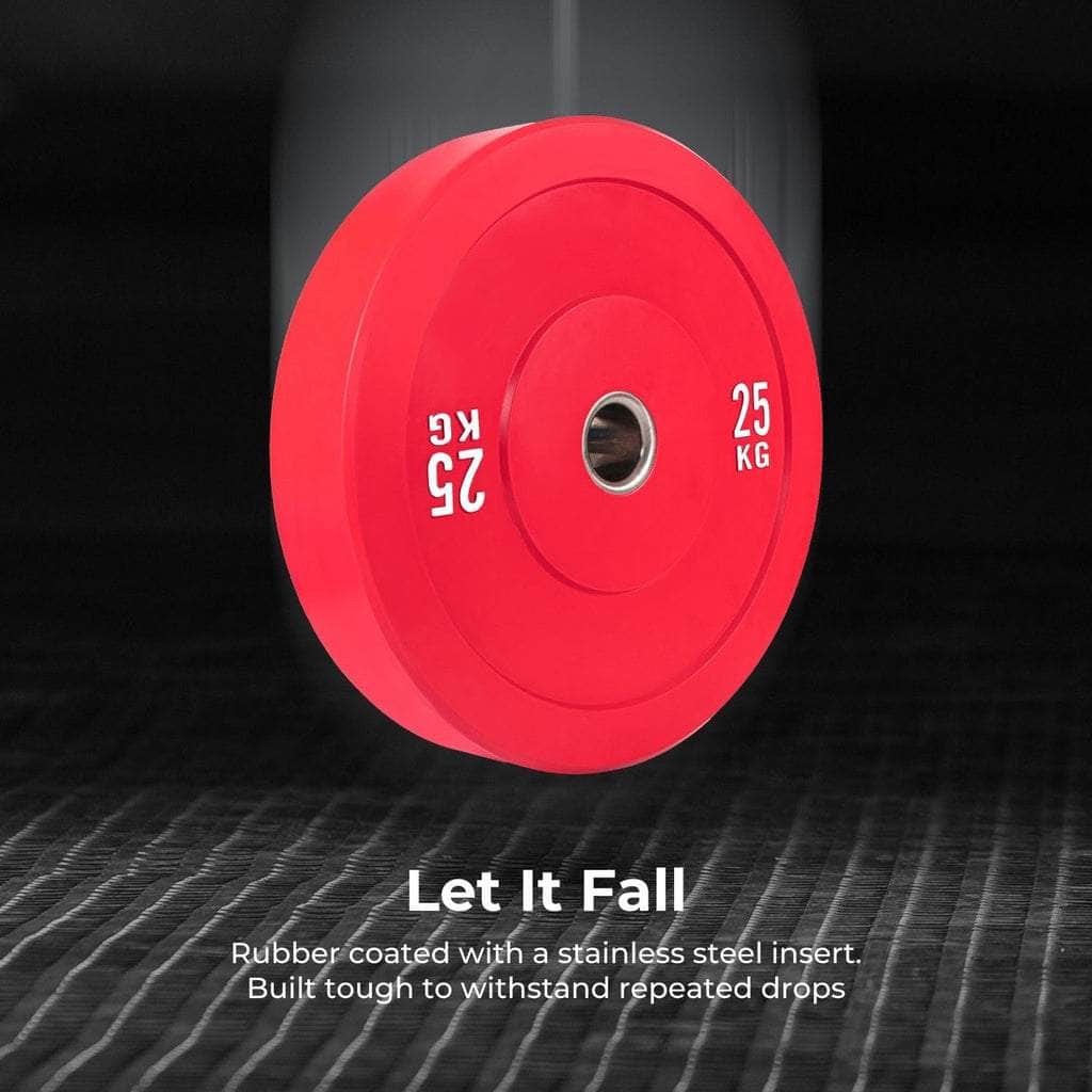 Colour Bumper Plate 25Kg Red