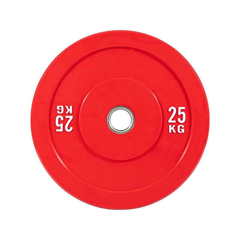 Colour Bumper Plate 25Kg Red