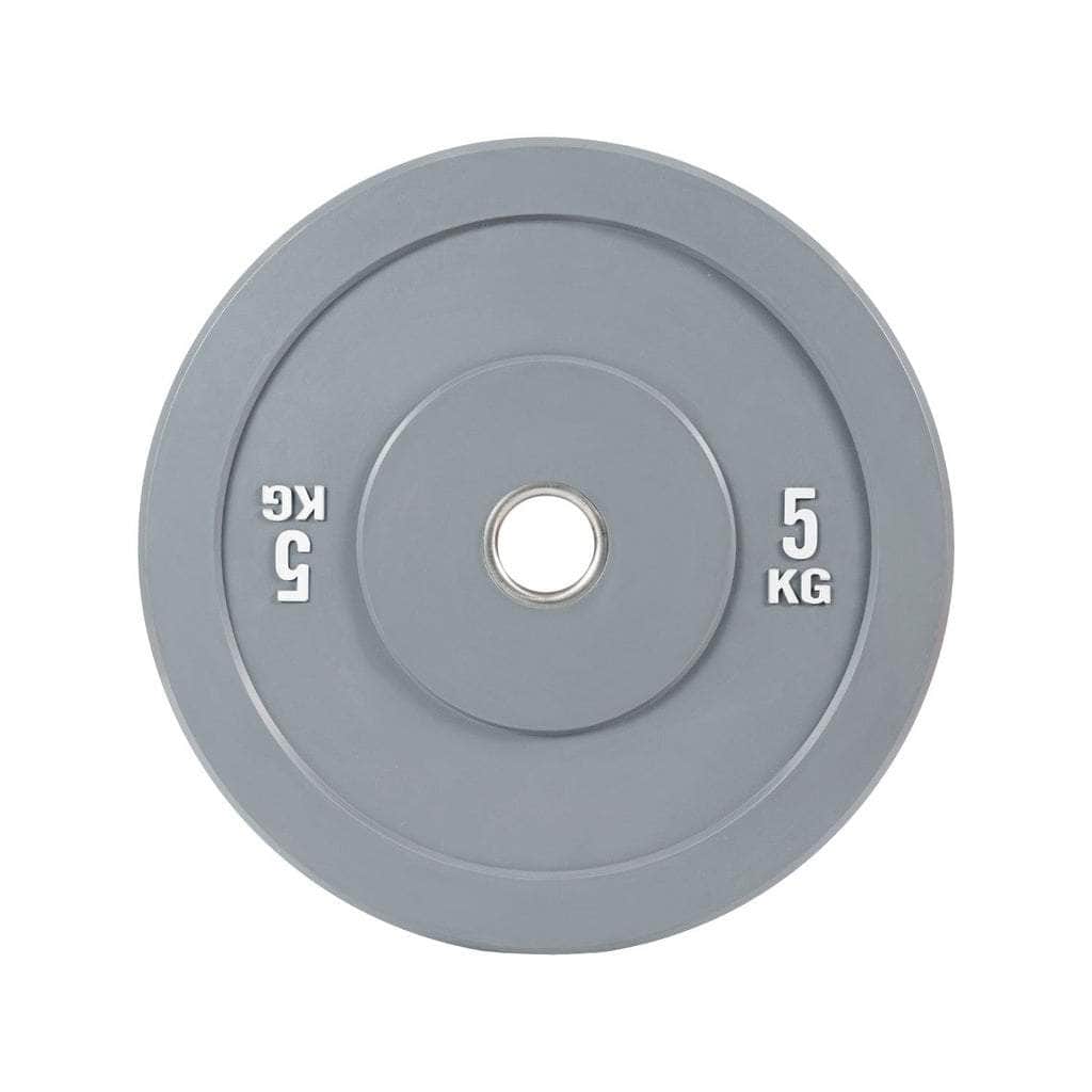 Colour Bumper Plate 5Kg X 2 Gray