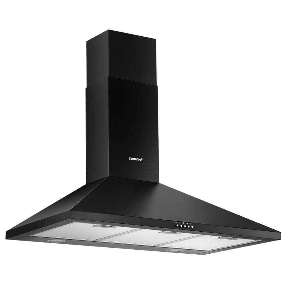 Comfee Rangehood 90cm Range Hood Home Kitchen Wall Mount Canopy  Black