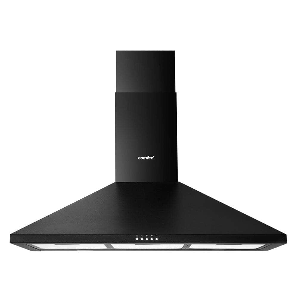 Comfee Rangehood 90cm Range Hood Home Kitchen Wall Mount Canopy  Black