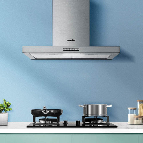 Comfee T-shape Rangehood  60cm Stainless Steel Kitchen Canopy LED Light