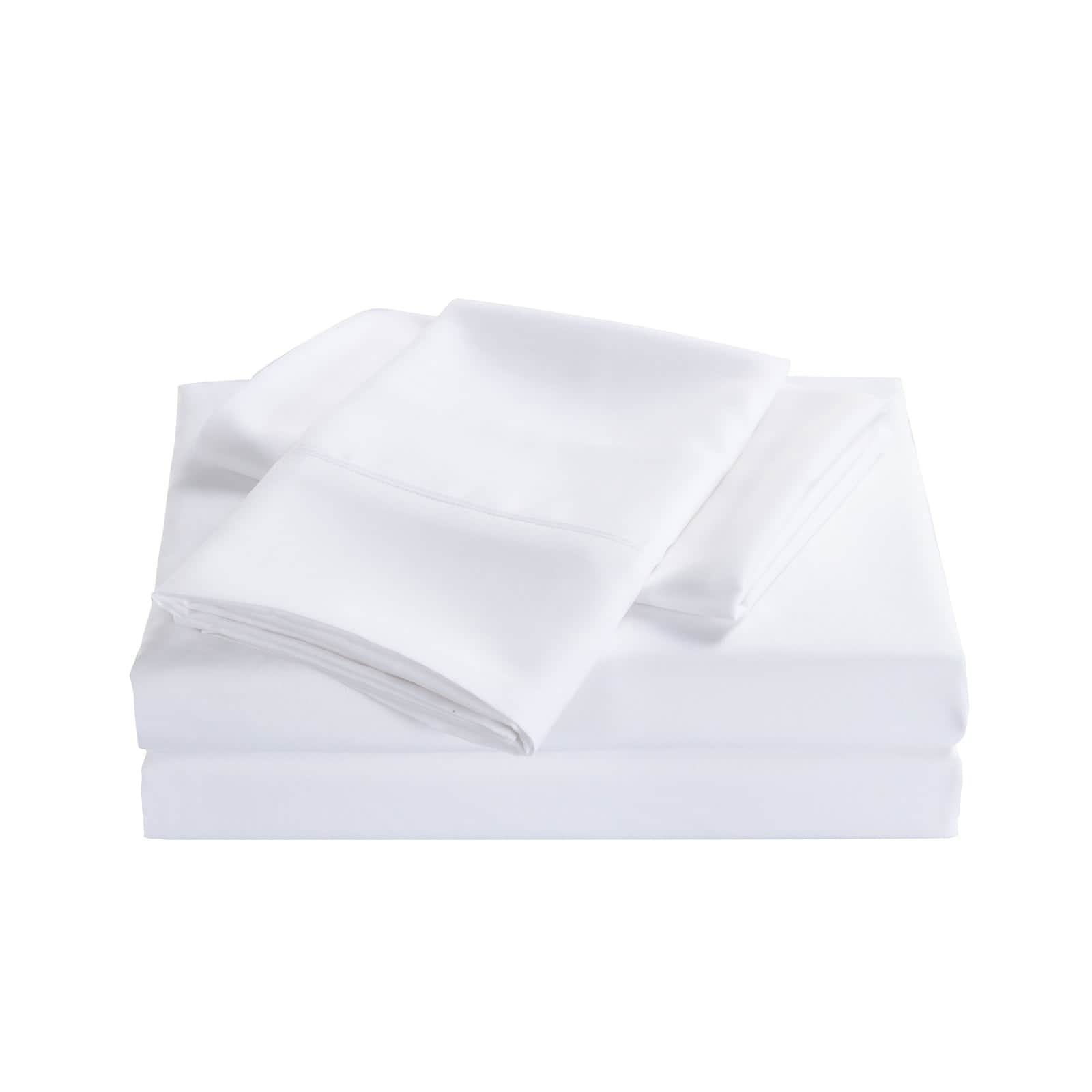 Comfort Bamboo Cooling 2000TC Sheet Set King Single White | White colour