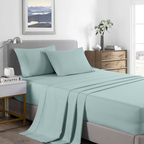 Comfort Bamboo Cooling 2000TC Sheet Set Single Frost