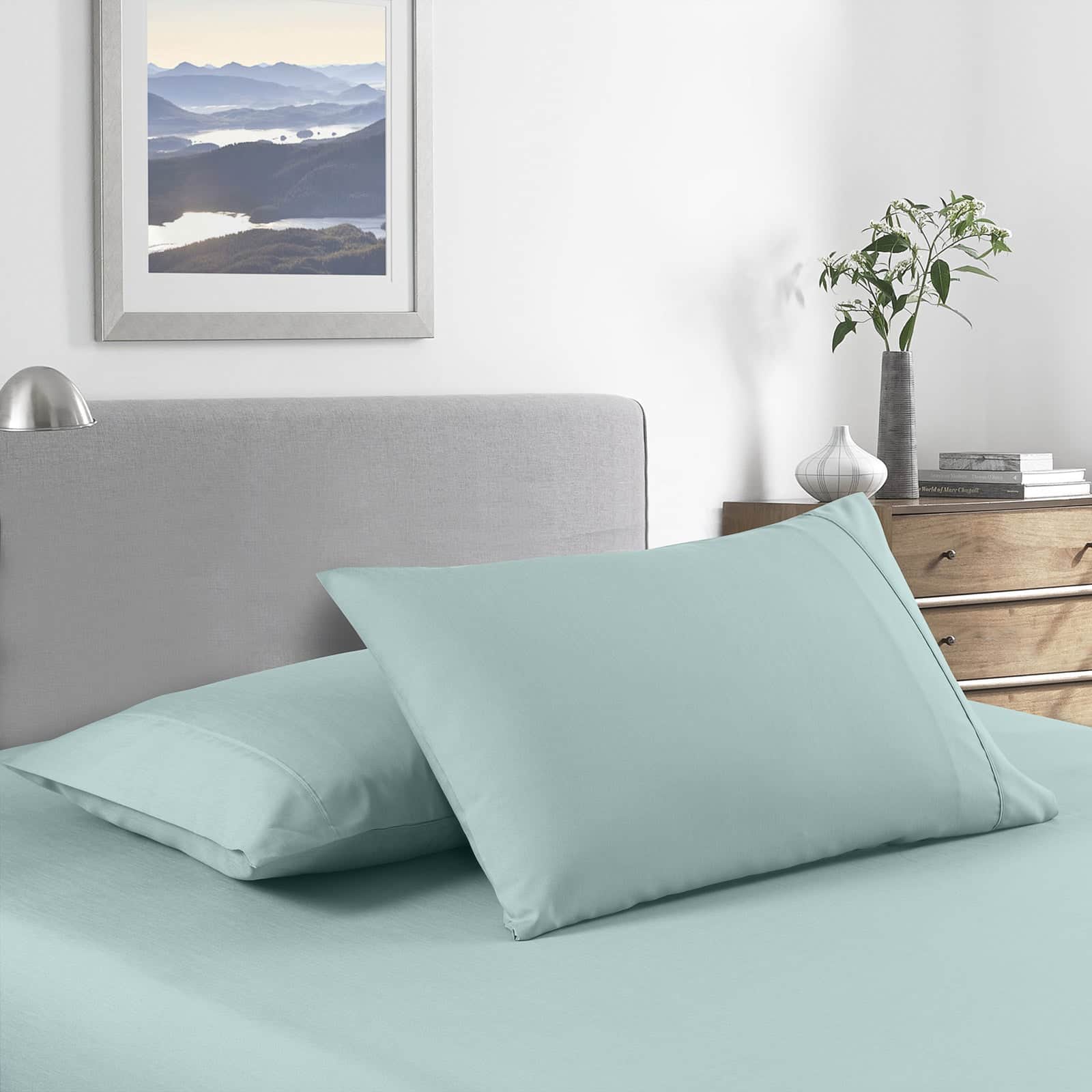Single - Comfort Bamboo Cooling 2000TC Sheet Set Single Frost