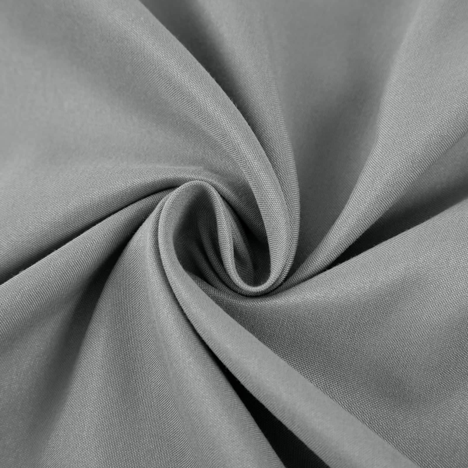 Comfort Bamboo Cooling 2000TC Sheet Set Single Mid Grey, Bamboo finish