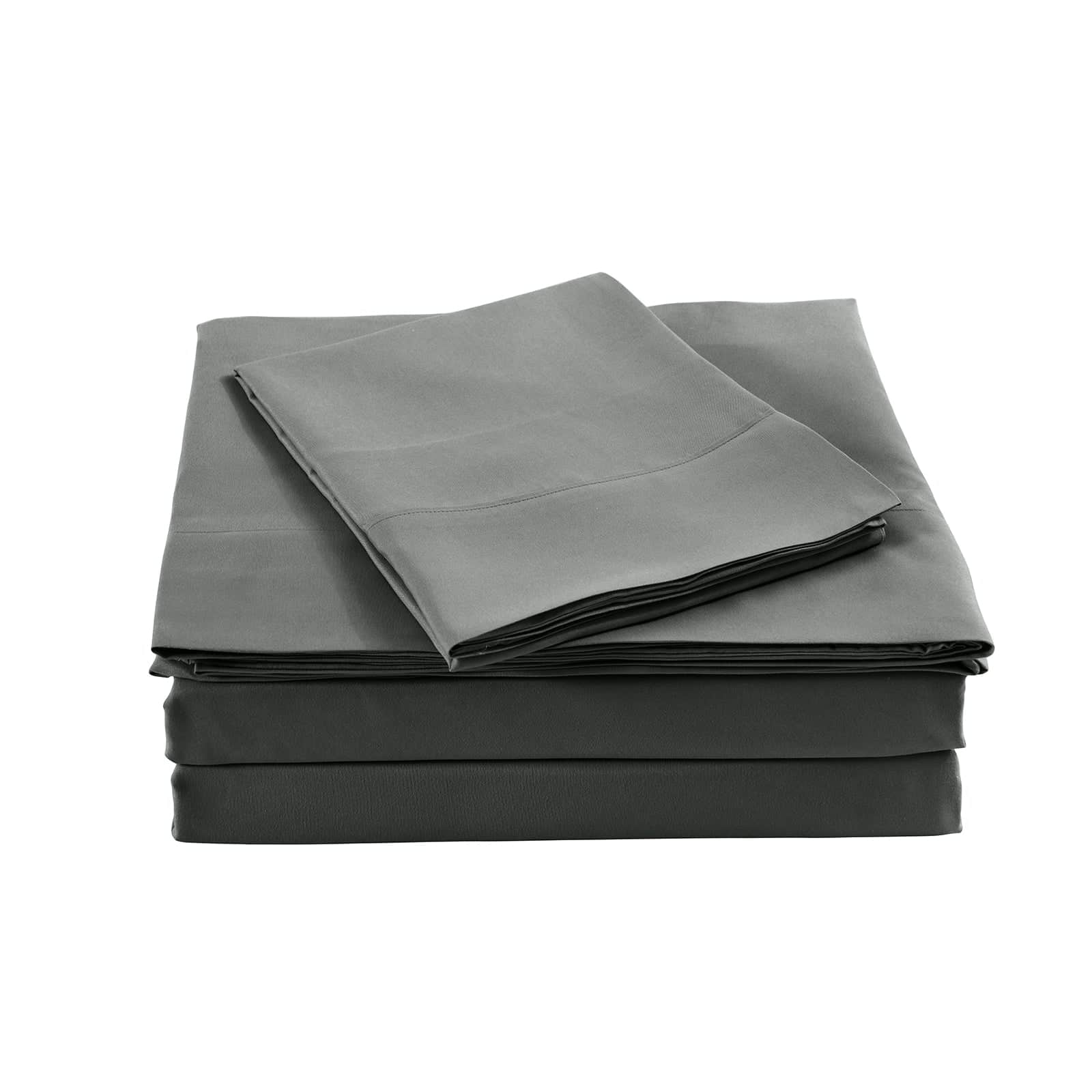 Comfort Blended Bamboo Sheet Set Charcoal King Size Bedding Set