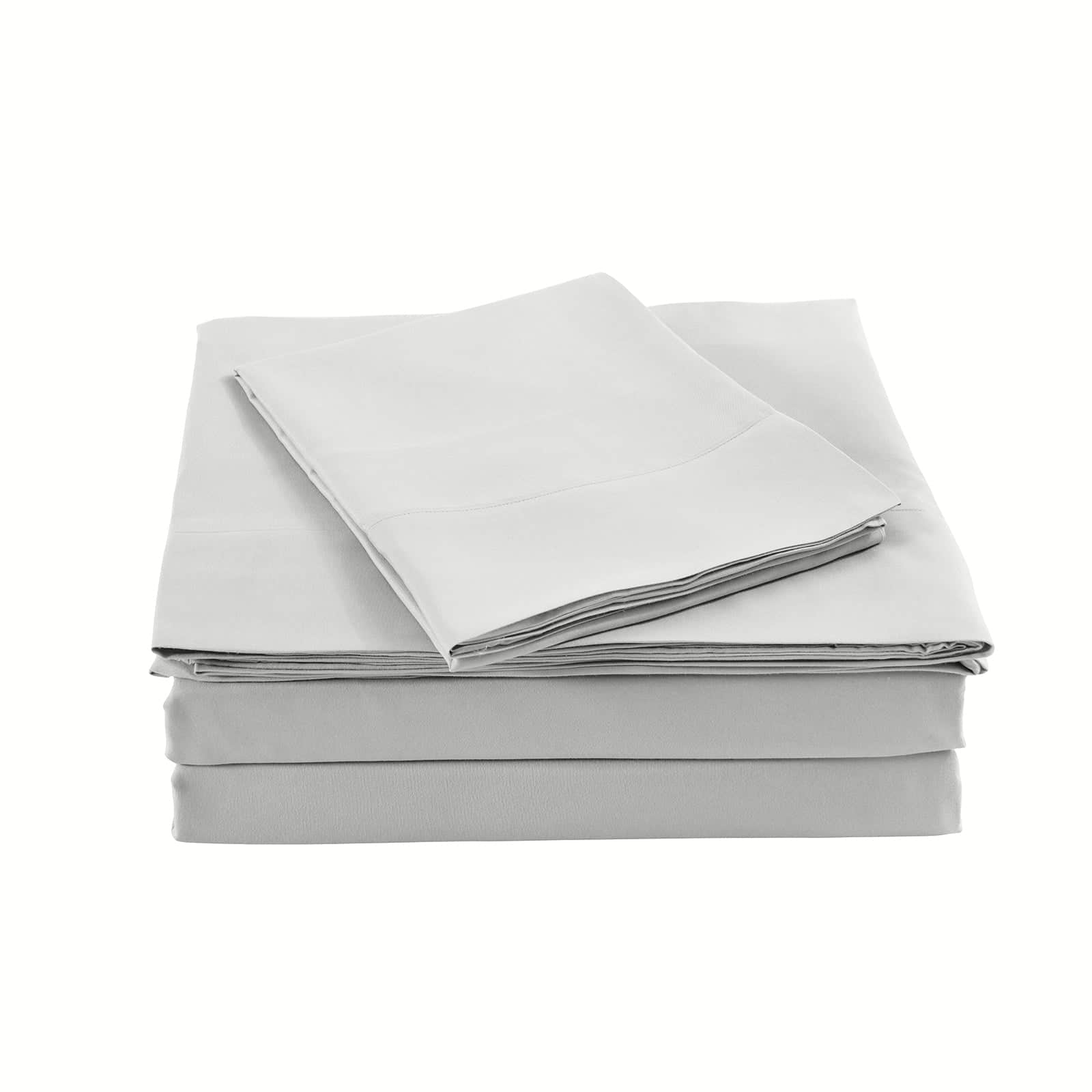 Comfort Blended Bamboo Sheet Set Light Grey King Size Bedding Set | Grey colour