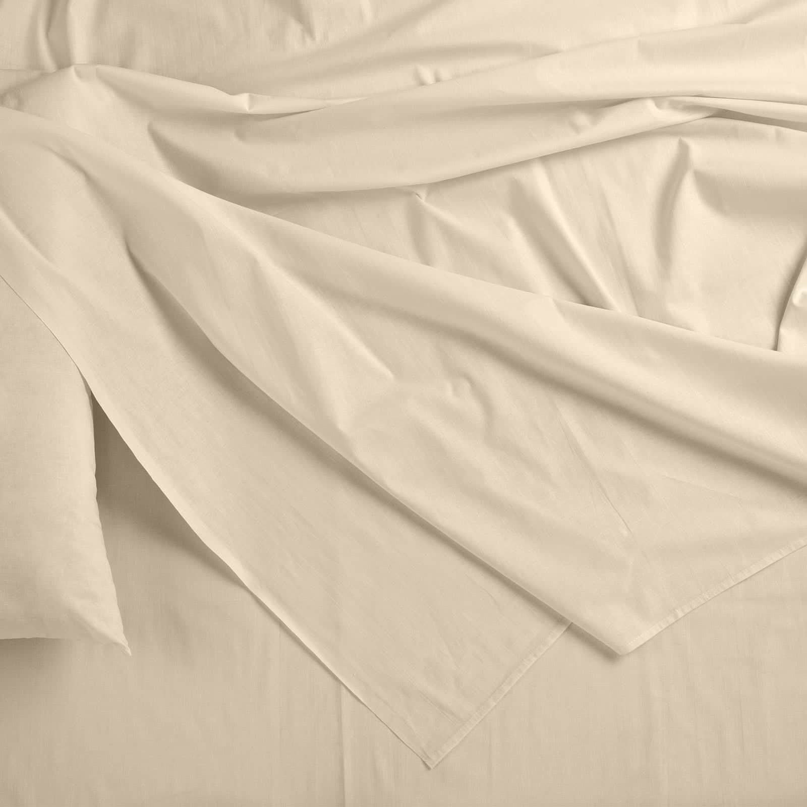 Comfort King Bamboo Sheet Set Dark Ivory Soft Cooling Bed Linen