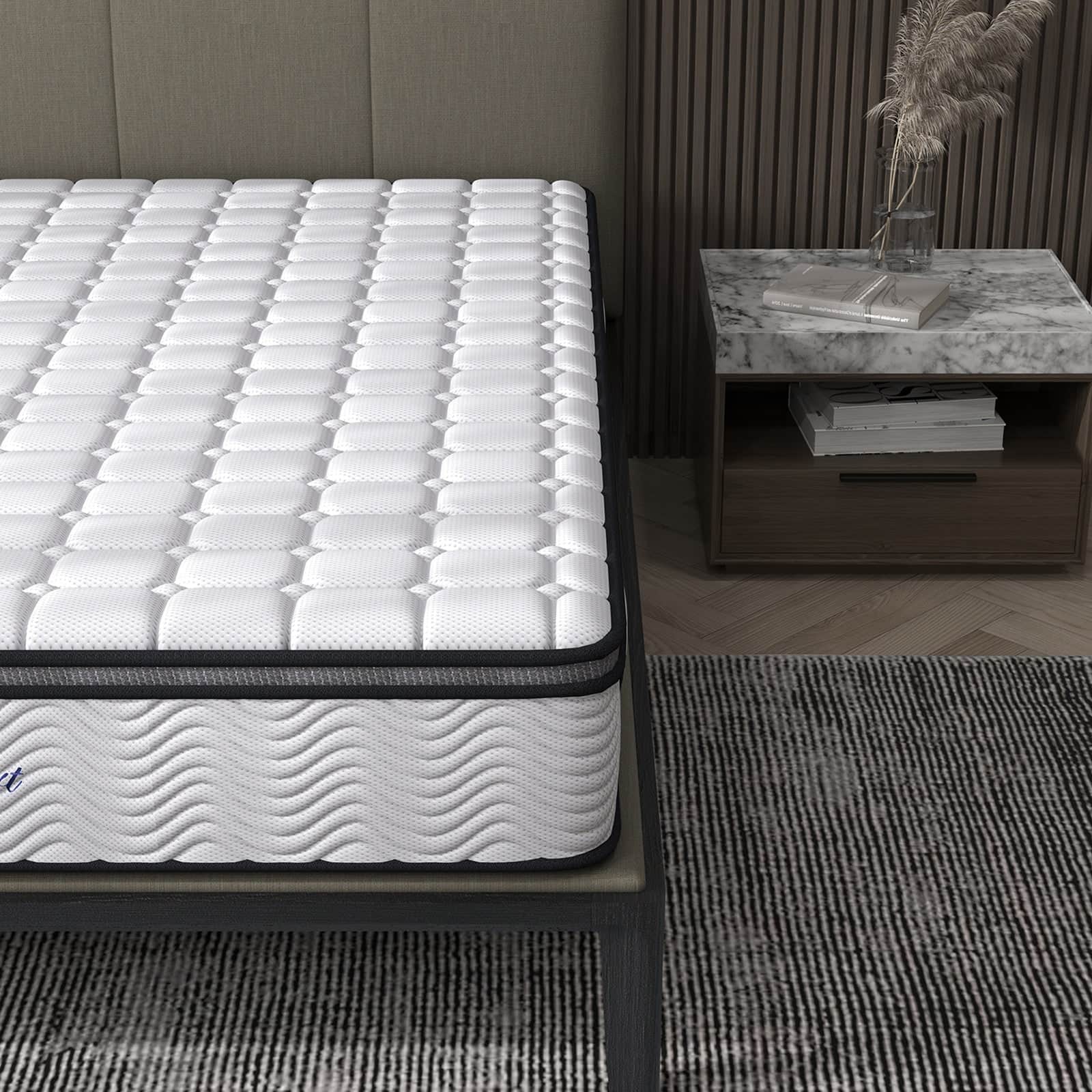 Comfort Plush Pocket Spring Mattress King Single Bed