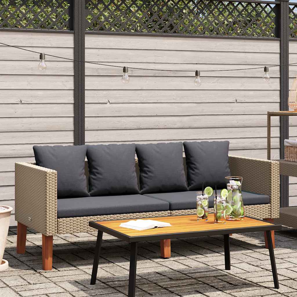 Comfortable 2 Seater Garden Sofa with Lounge Area Essentials