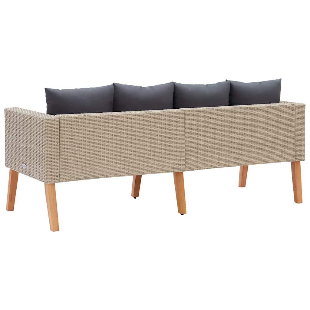 Comfortable 2 Seater Garden Sofa with Lounge Area Essentials