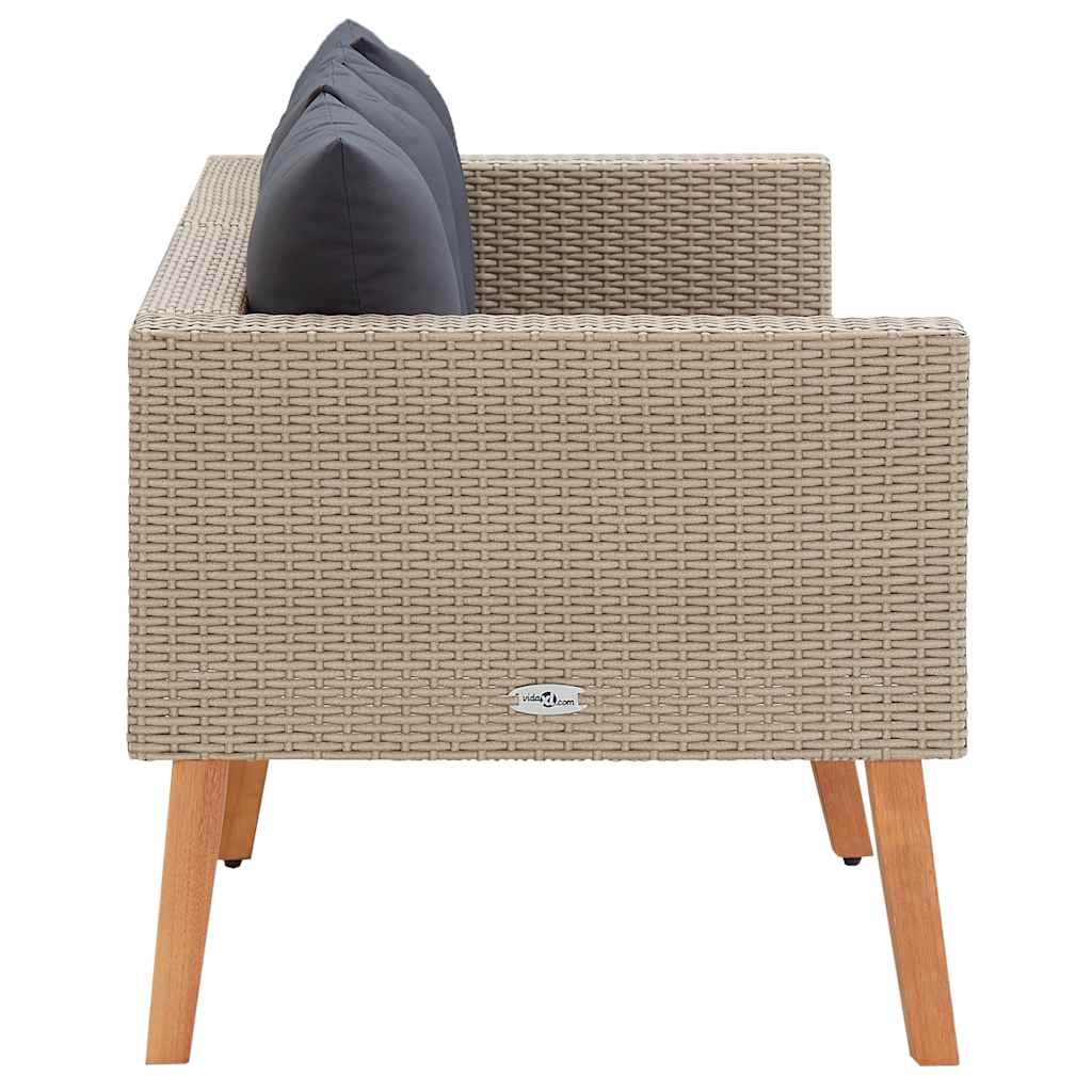 Comfortable 2 Seater Garden Sofa with Lounge Area Essentials