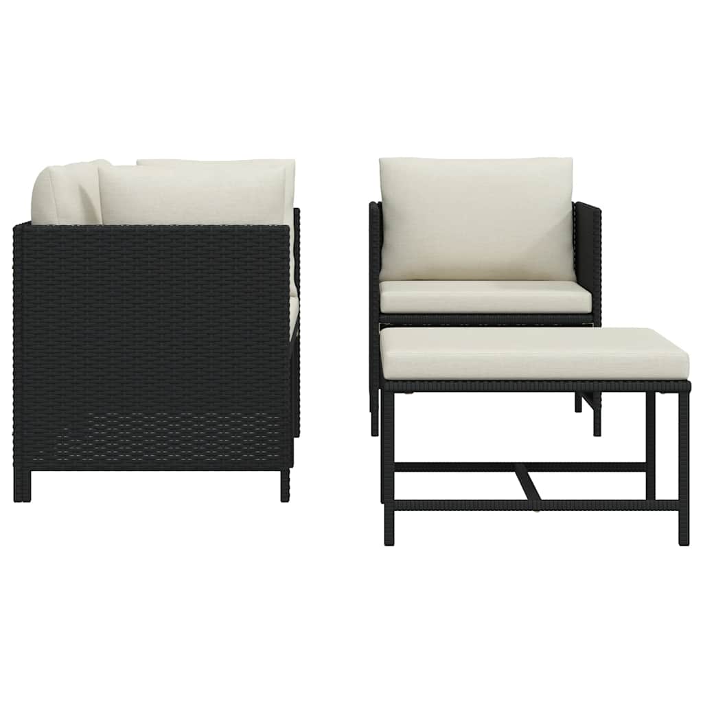 Comfortable 4 Piece Garden Sofa Set Outdoor Retreat Essentials