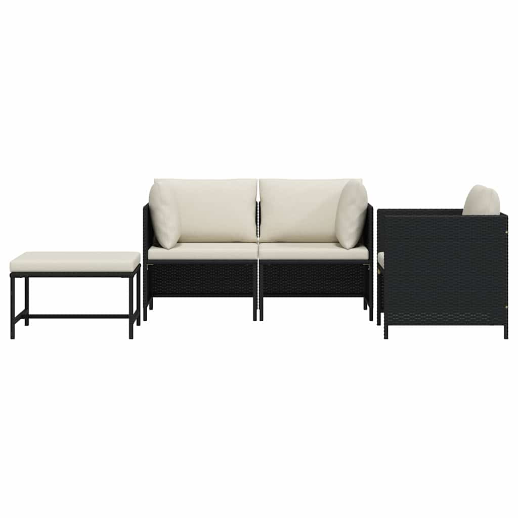 Comfortable 4 Piece Garden Sofa Set Outdoor Retreat Essentials