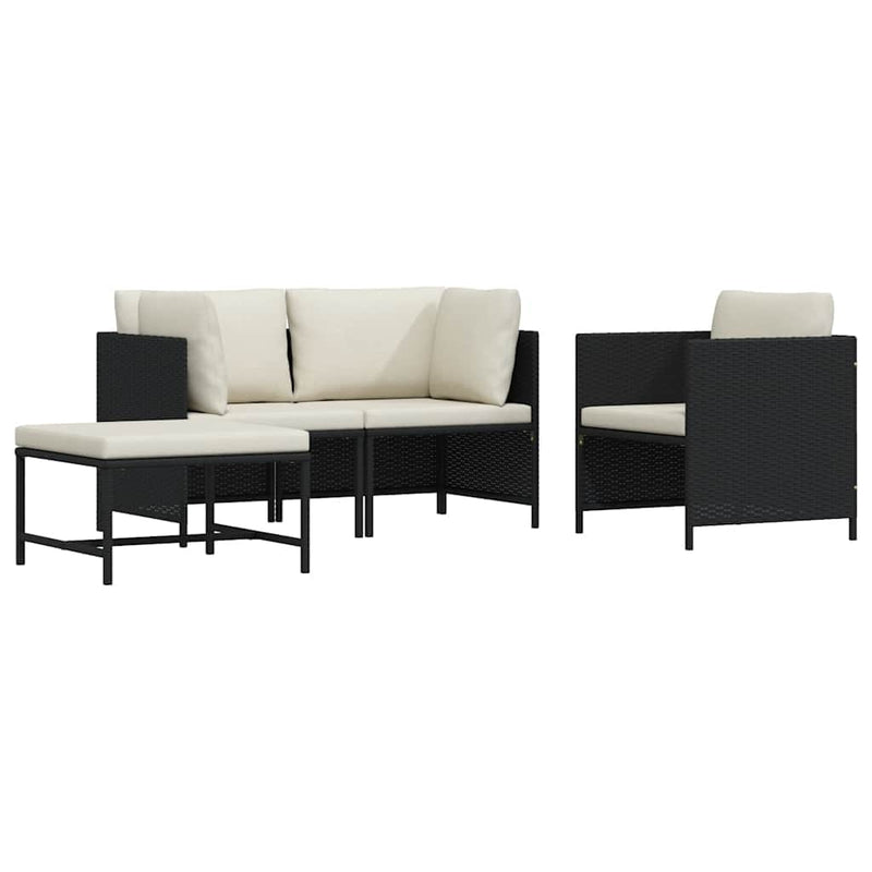 4 PCS Garden Sofa Set Outdoor Retreat Essentials