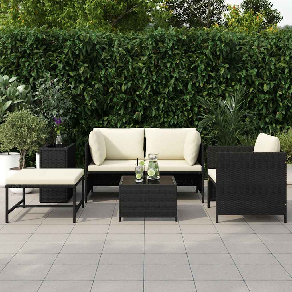 Comfortable 4 Piece Garden Sofa Set Outdoor Retreat Essentials